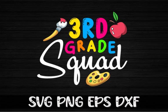 3rd Grade Squad Back to School: A Creative and Practical T-Shirt Design for Educators and Entrepreneurs