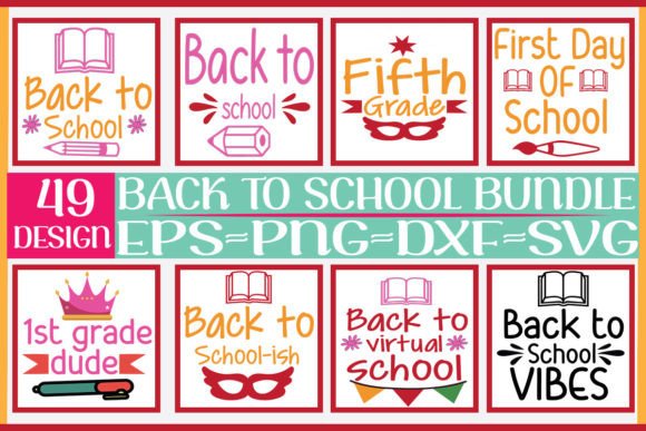 49 Back to School Bundle: A Versatile Digital Resource for Creative Projects