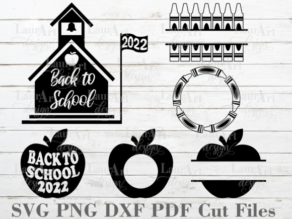 Back to School 22 Apple Crayon Monogram: A Versatile Digital Design for Creative Projects