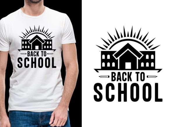 Back to School Illustration Design: A Creative Resource for Custom T-Shirt Projects