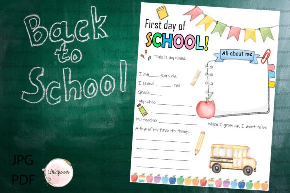 Back to School Kids Printable Bundle