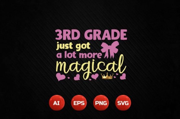 Back to School T-shirt Design 91: A Magical Addition for 3rd Grade