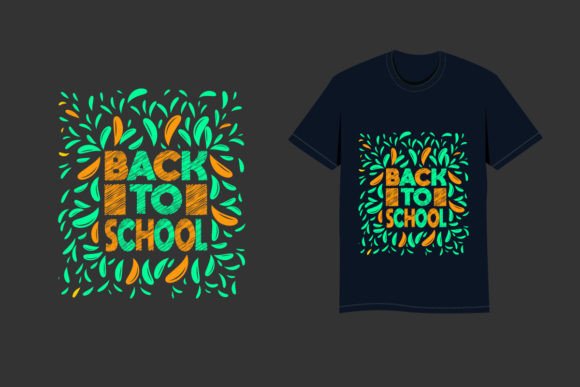 Back to School Typography Vector: A Creative Tool for Custom T-Shirt Design