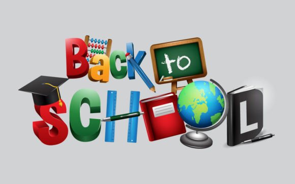 Chalkboard with Back to School Lettering: A Versatile Design for Digital Creators