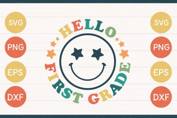 Hello First Grade Back to School SVG Kid: A Versatile Design for All Ages