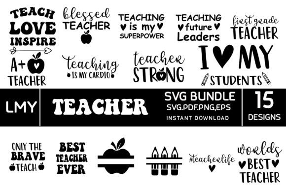 Teacher SVG Bundle Back to School: A Versatile Resource for Educators and Designers